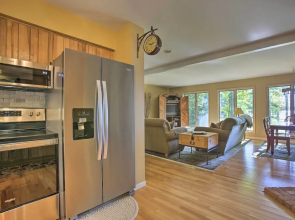Interlochen Home on Green Lake w/ Dock & Beach!