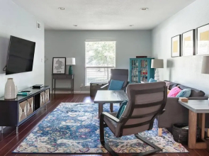 Spread Out at a Family Home with Games and Entertainment