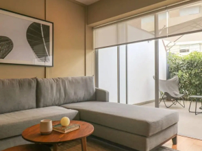 w Spectacular 1BR w Sunny Terrace