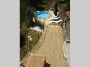 beautiful cottage with pool: 8 pers