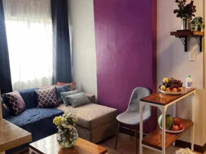 Romantic Purple 1-bedroom 5-8 pax in CDO