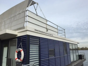 Hausboot am Xantener Nordsee
