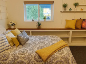 Master Suite with Fruitful Tree backyard