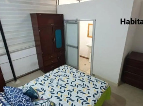 Departamento nuevo sector jipijapa por la plaza de toros Quito,planta baja, con patio, totalmente independiente, para 2 personas