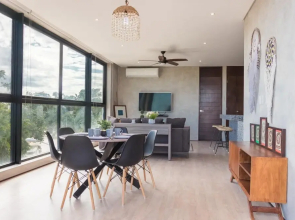 Trendy Tulum Escape Condo Breathtaking View From Rooftop Terrace Infinity Pool Great Decor