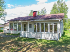 Authentic Wooden House by the River with an Igloo