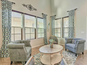 Luxe Goodyear Home w/ Serene Backyard & Game Room