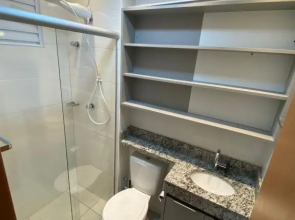 Apartamento com Sacada na Gleba, Novo e equipado