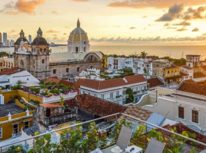 Study in the Old City of Cartagena E3m2 With Air Conditioning and Wifi