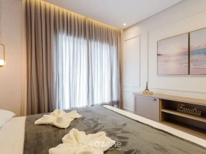 Apartment w/ Pool, 85m From Beach in Jurere Ptj203