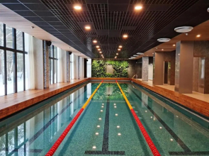 Seaside bungalow Juura at Albatross, Kesterciems with garden, spa and pool