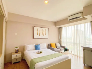 Homey and Good Studio at H Residence Apartment
