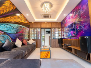 Palm Villa 35 (Luxury Seaview Pool Villa with Karaoke Room Inside Resort near The Beach and The Park for Children)