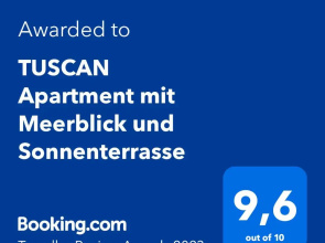 TUSCAN Apartment mit Meerblick und Sonnenterrasse