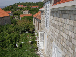 Attractive island apartment, private balcony with sea view over whole island