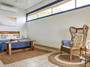 SaffronStays Kaia Waters by Kosha Villas, Pawna - Greek style villa with panoramic view of Pawna lake