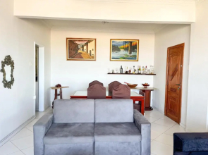 Apartamento grande com vista frente mar Copacabana