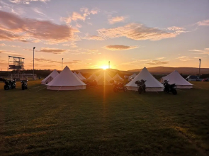 Nine Yards Bell Tents @ the TT Castletown