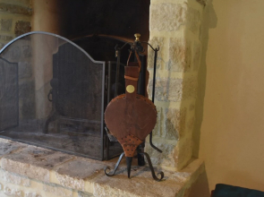 Cozy Holiday Home in Gourbesville France with Fireplace
