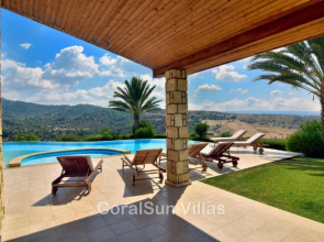 Amazing Luxury Villa, In Paphos, Extremely Large Pool. Jacuzzi, Gym, Games Room