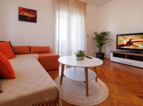 Spacious home with private terrace,200 m distant from the sea