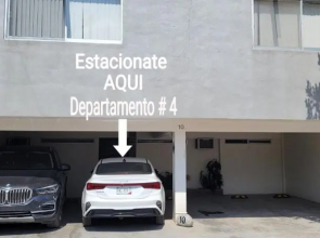 Departamento GRANDE con 2 recamaras con aire 5 camas wifi 115mb, cocina .Cochera techada, #4