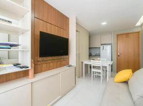 PM805 Excelente flat em Boa Viagem, cercado por restaurantes e supermercados