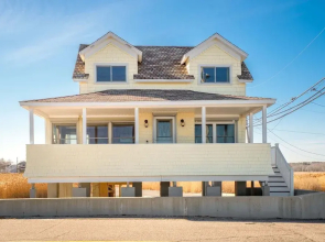 Oceanfront Front Porch Back Deck Kitchen