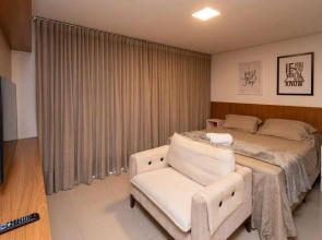 Flat lindo com localização privilegiada - Vista para Piscina - Setor Bueno - TH1406