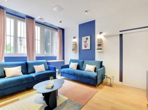 Modern Apartment - 1br/6p - AC - Marais
