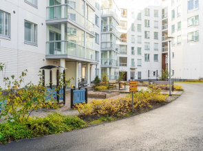 Studio with a balcony and full sea view