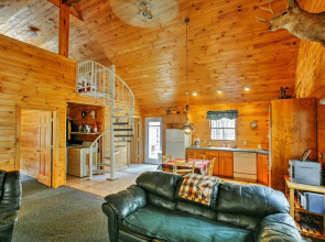 Private South Boardman Cabin on 10 Forest Acres!