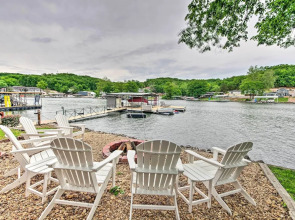 Waterfront Lake Ozark Home w/ Decks, Fire Pit