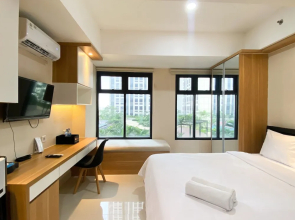 Minimalist Studio Room At Pollux Chadstone Apartment