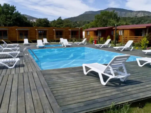 Tiny House With Shared Pool and Balcony in Bodrum