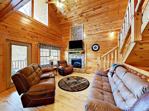 New Listing! 2 Luxe Mountain S, Sleeps 24! 7 Bedroom Cabin
