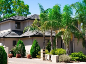 European Style House in the Garden of Eden