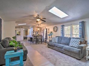 Houghton Lake Area Home w/ Fire Pit & Yard!