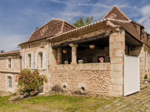 Ritzy Mansion in Sourzac With Tennis Court, Pool & Gym