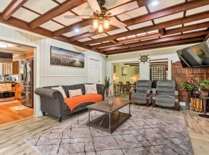 Lush Riverfront Escape w/ Private Boat Dock!