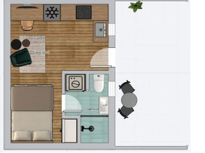 Olga Apt 4- Lovely Studio on Ground Floor