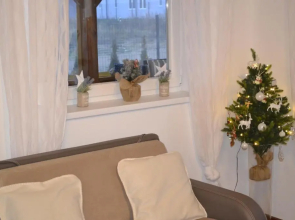 DomekTomek z kominkiem i ogrodem 1000m