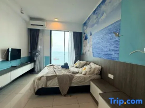 PD Waterfront Duplex Seaview Stay|3R 3B | 9–11 pax