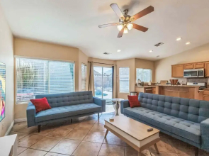 4BR Sanctuary w Retro Game Room Theater Pool Spa