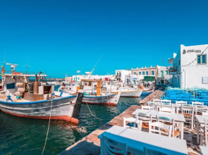 Seafront Brand New Studio in Little Venice of Paros