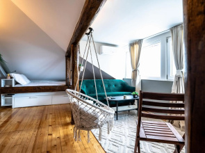 * The Sky-View Studio * in Cozy Boho Style