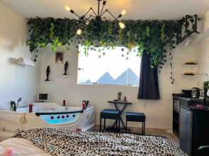 Pharaoh pyramids view