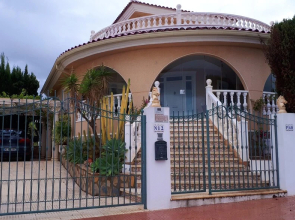 Villa With 3 Bedrooms in Ciudad Quesada, With Wonderful sea View, Private Pool, Enclosed Garden Near the Beach