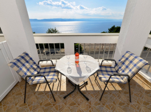 Studio apartment Via - 250 m from sea: SA2 Brela, Riviera Makarska