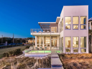 "pinner House" Gulf Front Private Pool + Sitting Spa Seagrove Beach, Fl 5br 4.5bth 5 Bedroom Home by Redawning